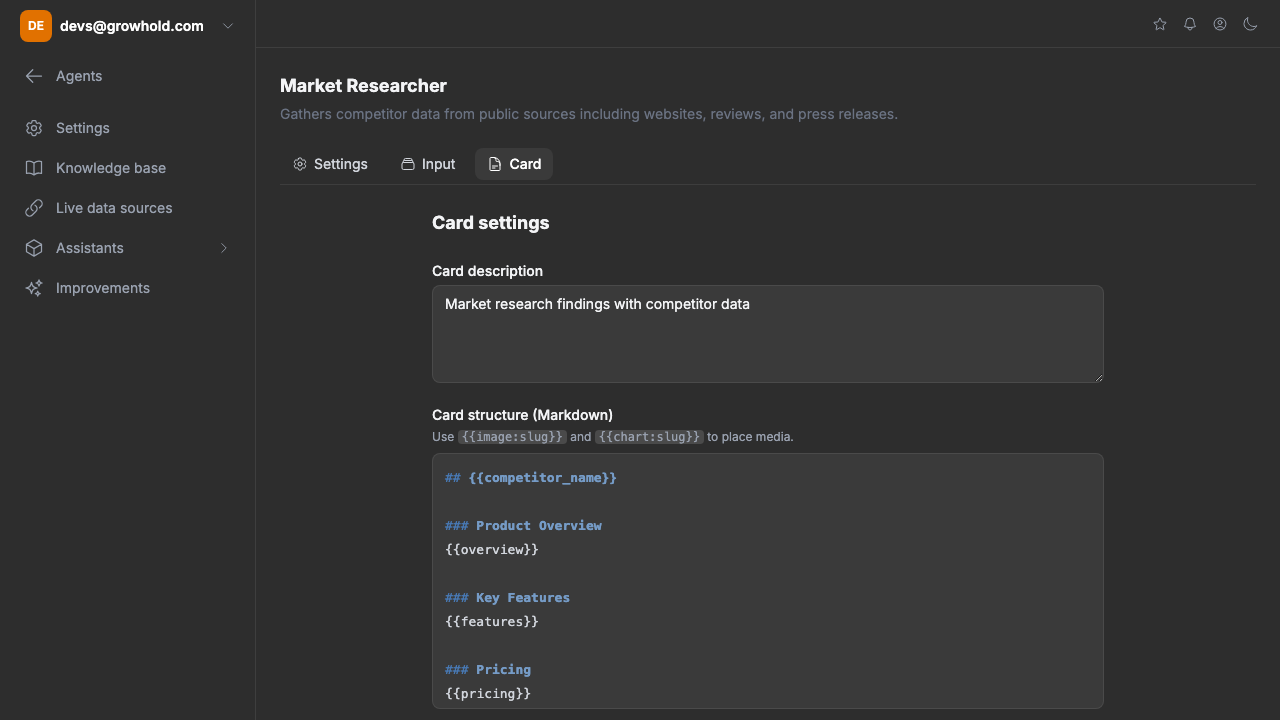 Charts and data visualization