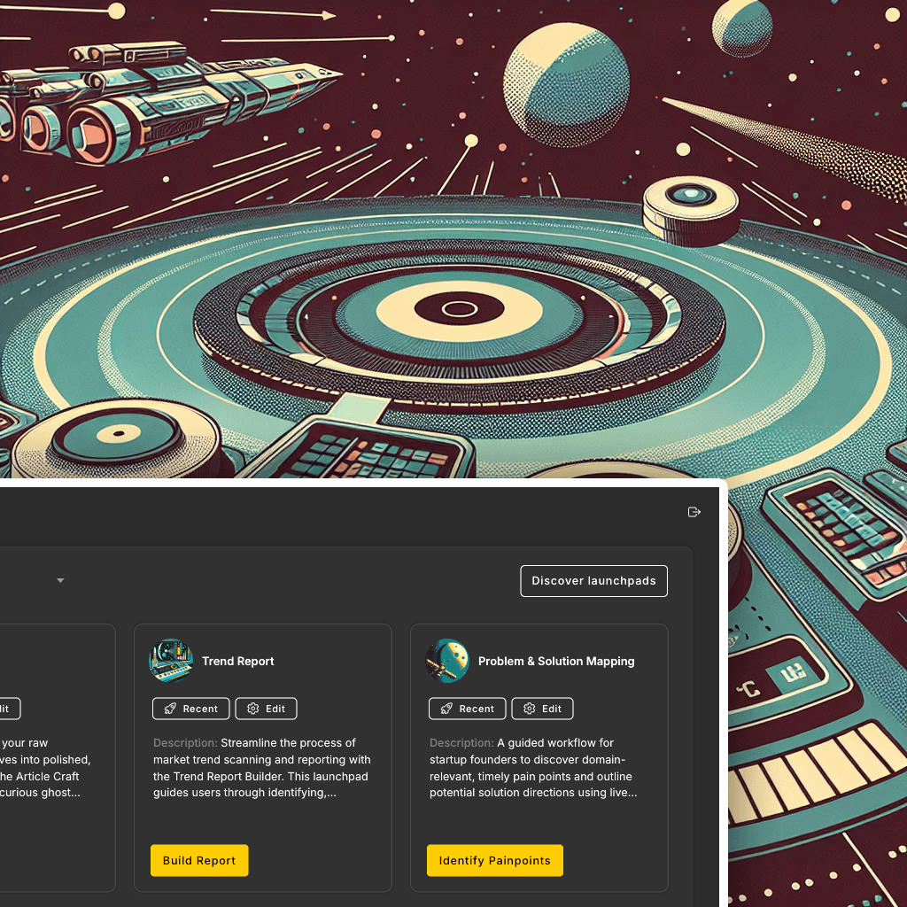 Every run delivers real output and builds on the last